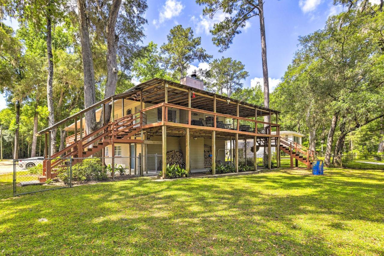 Charming Abode With Dock On The Suwannee River Bell Exterior foto