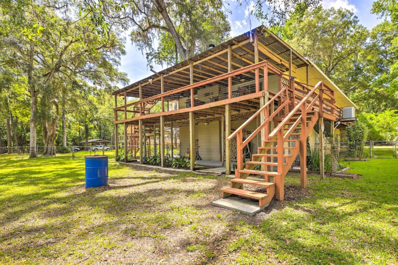 Charming Abode With Dock On The Suwannee River Bell Exterior foto