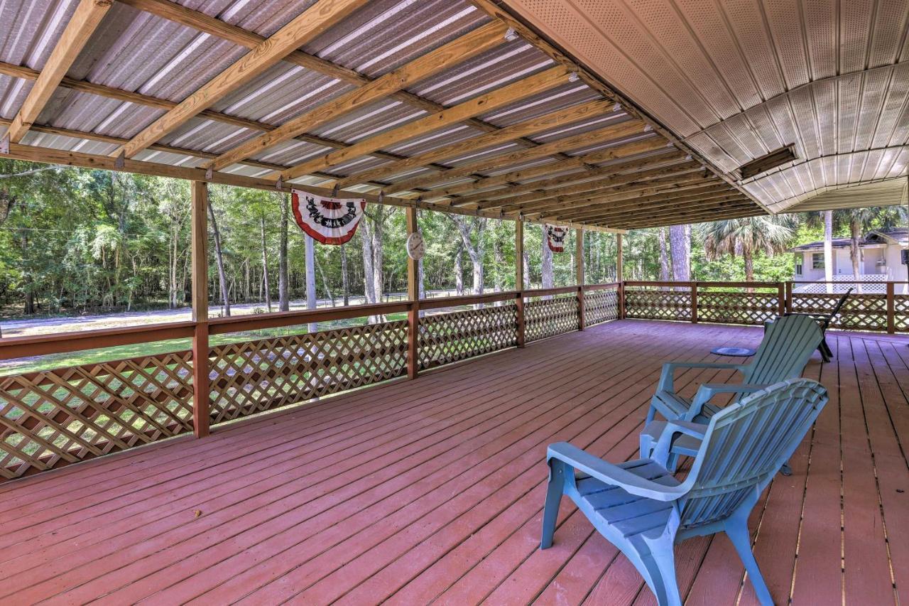 Charming Abode With Dock On The Suwannee River Bell Exterior foto