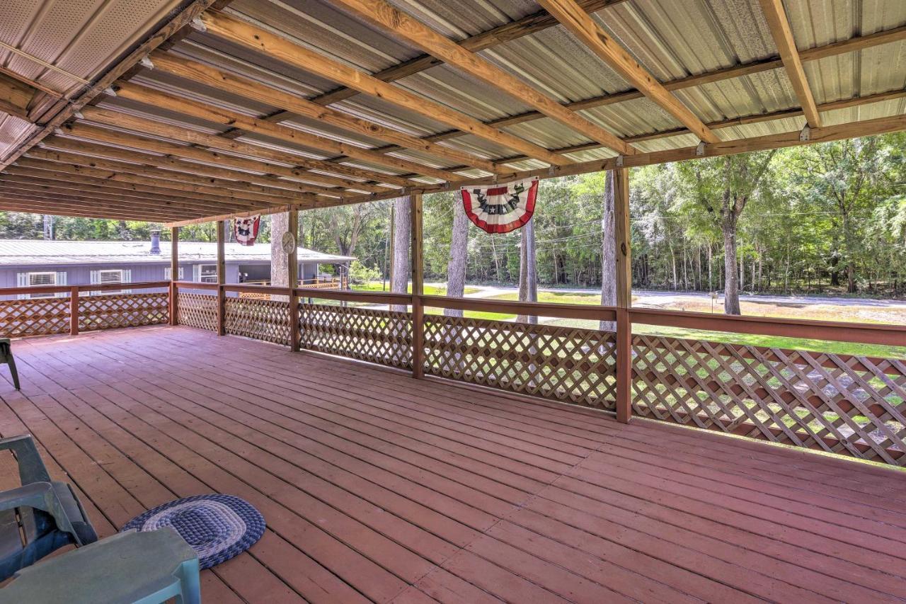 Charming Abode With Dock On The Suwannee River Bell Exterior foto